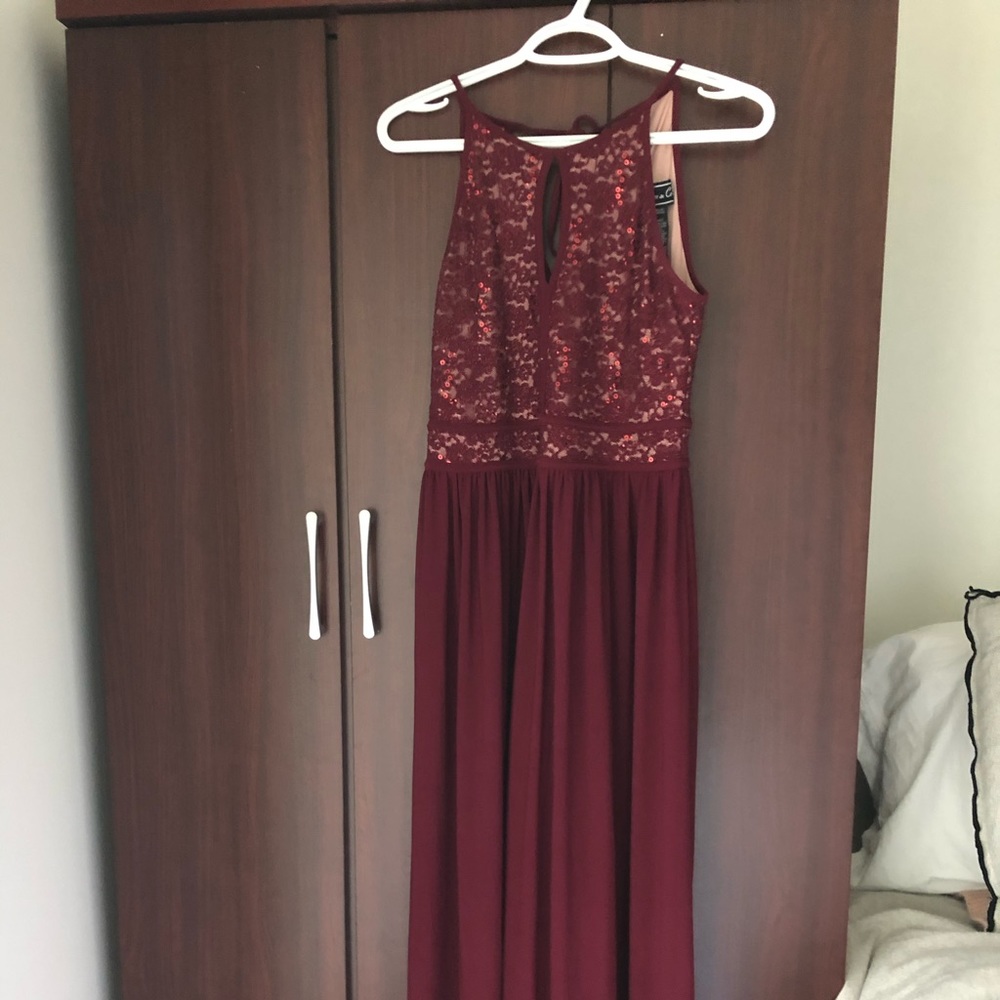 Burgundy Formal Dress